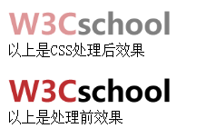 CSS半透明效果